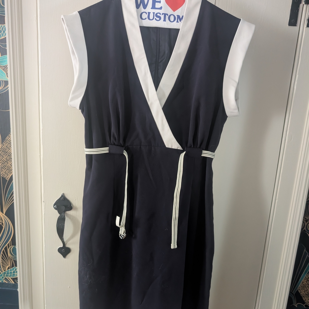 Calvin Klein Black and White Mini Dress